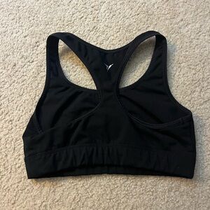 Old Navy Black Racerback Sports Bra
